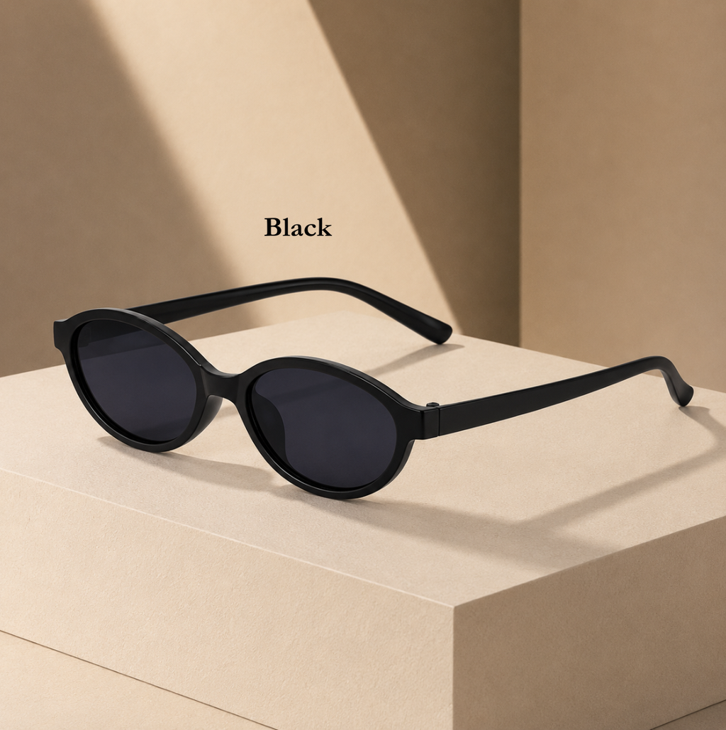 Sunset Muse – Retro Oval Sunglasses
