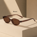 Sunset Muse – Retro Oval Sunglasses