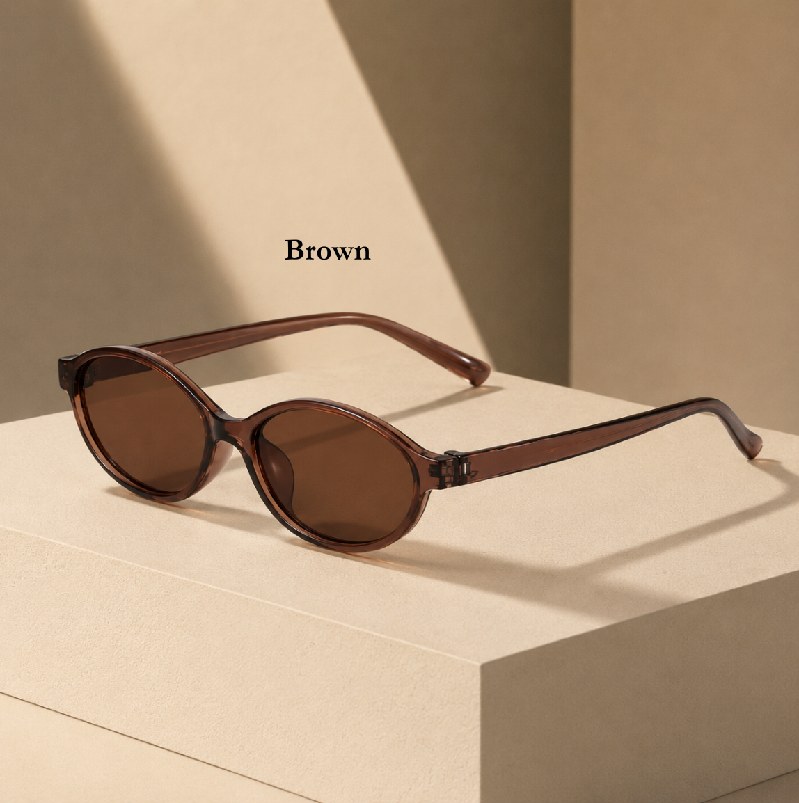 Sunset Muse – Retro Oval Sunglasses