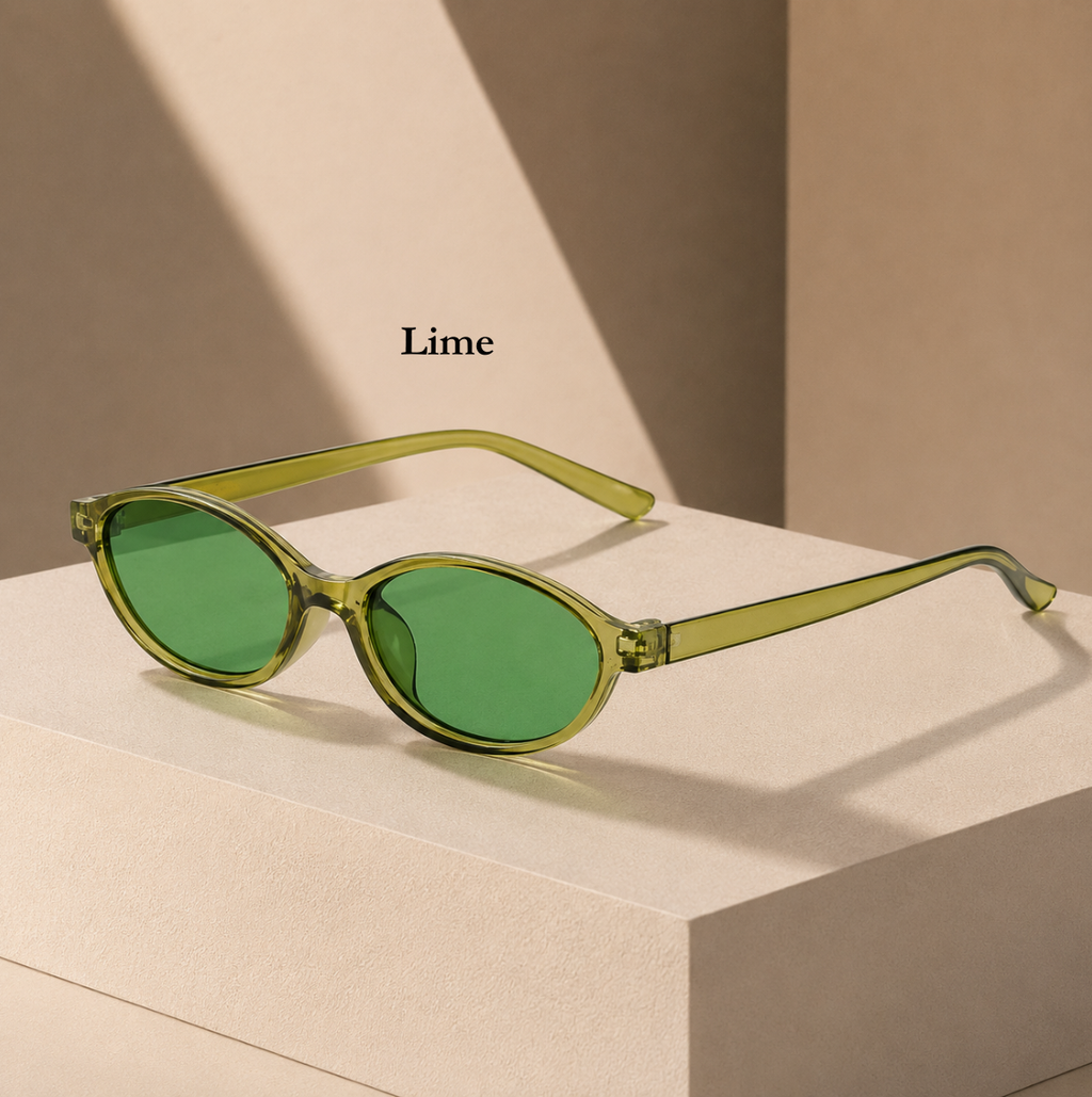 Sunset Muse – Retro Oval Sunglasses