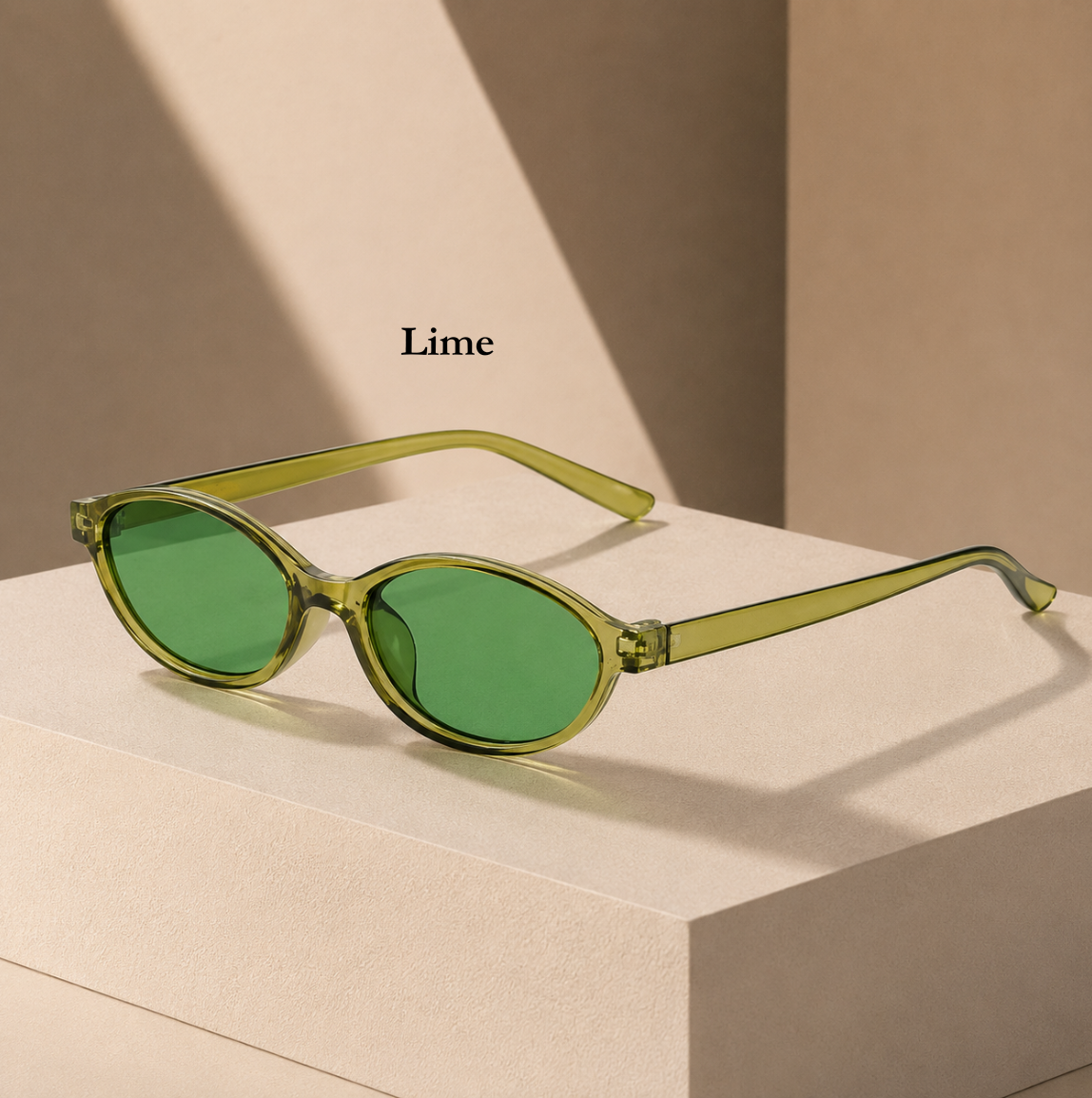 Sunset Muse – Retro Oval Sunglasses