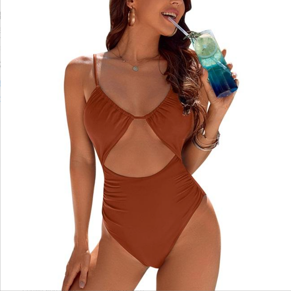 Ivory Heat – Cut-Out Sculpt One-Piece Swimsuit