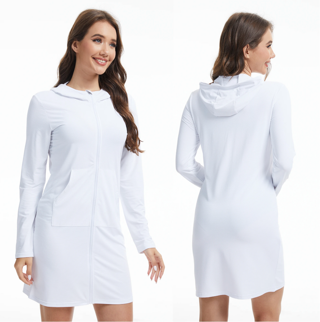 Coastal Shield – Lightweight Zip-Up Cover-Up Hoody