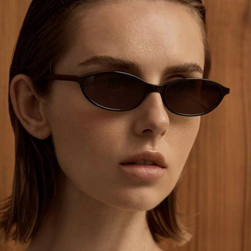 Sunset Muse – Retro Oval Sunglasses