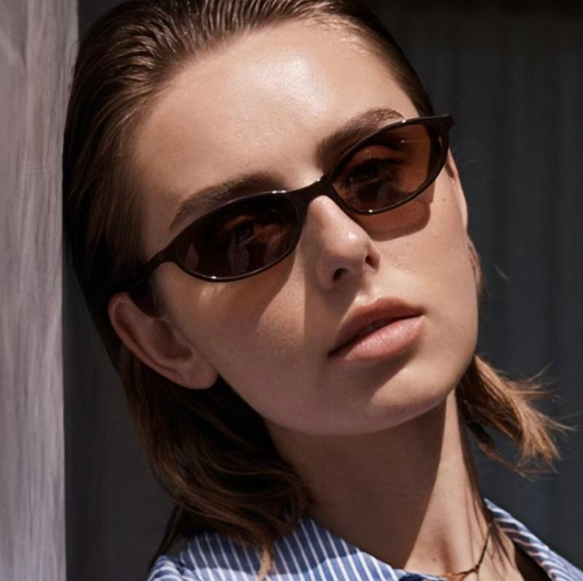 Sunset Muse – Retro Oval Sunglasses