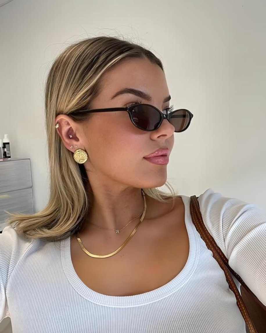 Sunset Muse – Retro Oval Sunglasses