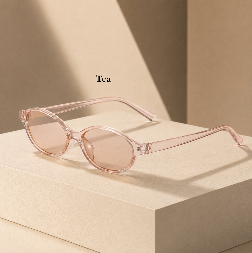 Sunset Muse – Retro Oval Sunglasses