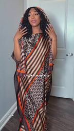 Desert Aura – Luxe Flow Maxi Kaftan Dress
